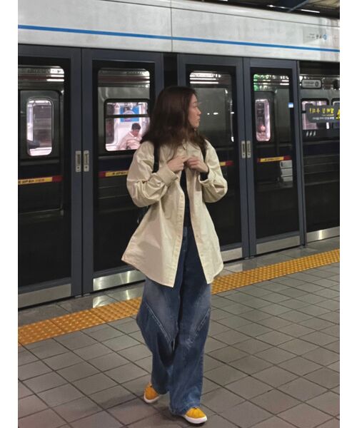 MUSINSA STANDARD WOMAN（ムシンサスタンダードウーマン）の「ウィメンズリブスリムタートルネックニット[ネイビー]（ニット/セーター・レディース・その他・SMALL/MEDIUM/LARGE/X-SMALL）」の9枚目の写真