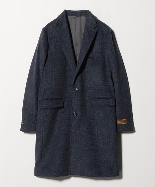 A DAY IN THE LIFE UNITED ARROWS（アデイインザライフユナイテッドアローズ）の「カシミヤブレンド ビーバー チェックチェスターコート＜A DAY IN THE LIFE＞（チェスターコート・メンズ・その他2・XL/M/S/L）」の8枚目の写真