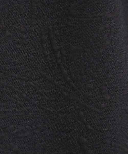 ITS'DEMO（イッツデモ）の「【洗濯機OK／セットアップ可】花柄ジャカードトップス（Tシャツ/カットソー・レディース・パープル系/グリーン系/ブラック/アイボリー・00）」の12枚目の写真