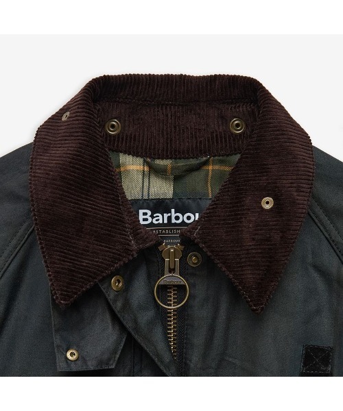 Kinetics（キネティクス）の「Barbour Spey Dundee Wax Jacket（バブアー スペイ ダンディ ワックス ジャケット）（ブルゾン・レディース・グリーン系・MEDIUM/LARGE）」の5枚目の写真