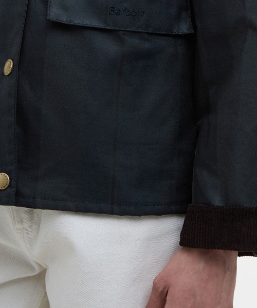Kinetics（キネティクス）の「Barbour Spey Dundee Wax Jacket（バブアー スペイ ダンディ ワックス ジャケット）（ブルゾン・レディース・グリーン系・MEDIUM/LARGE）」の13枚目の写真