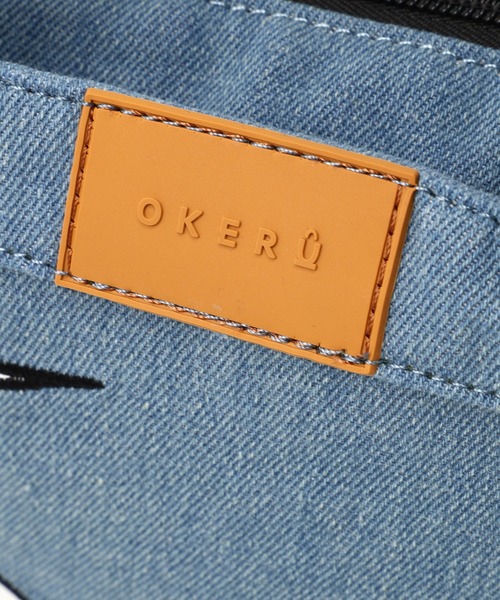 OKERU（オケル）の「OKERU/オケル/別注TYPE-C A-10 DENIM（ショルダーバッグ・レディース・ライトインディゴブルー・F）」の5枚目の写真