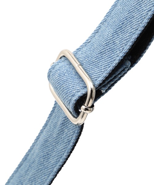 OKERU（オケル）の「OKERU/オケル/別注TYPE-C A-10 DENIM（ショルダーバッグ・レディース・ライトインディゴブルー・F）」の10枚目の写真
