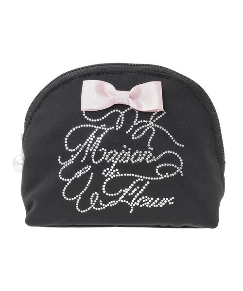 Maison de FLEUR（メゾンドフルール）の「シャイニーリボンラウンドポーチ（ポーチ・レディース・ブラック/ブルー/ボルドー/ピンク・FREE）」の20枚目の写真