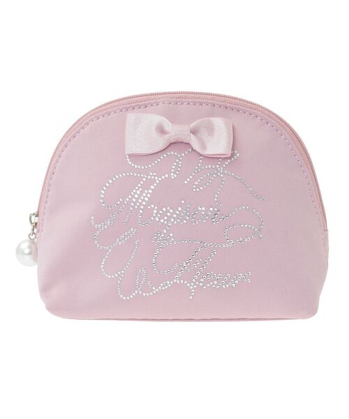 Maison de FLEUR（メゾンドフルール）の「シャイニーリボンラウンドポーチ（ポーチ・レディース・ブラック/ブルー/ボルドー/ピンク・FREE）」の21枚目の写真