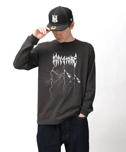 MFC STORE（エムエフシーストア）の「MFC STORE THUNDER L/S TEE（Tシャツ/カットソー・メンズ・チャコール/ネイビー・M/L/XL/S）」の2枚目の写真