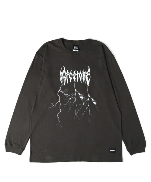 MFC STORE（エムエフシーストア）の「MFC STORE THUNDER L/S TEE（Tシャツ/カットソー・メンズ・チャコール/ネイビー・M/L/XL/S）」の4枚目の写真