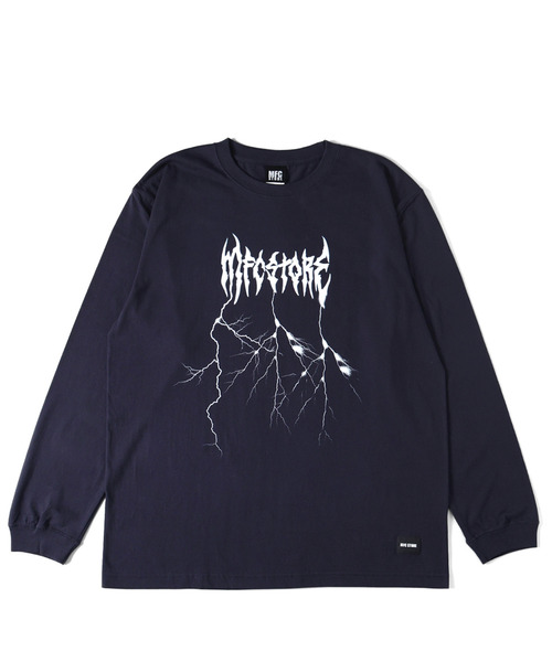 MFC STORE（エムエフシーストア）の「MFC STORE THUNDER L/S TEE（Tシャツ/カットソー・メンズ・チャコール/ネイビー・M/L/XL/S）」の8枚目の写真