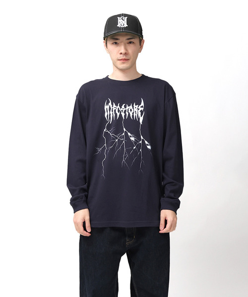 MFC STORE（エムエフシーストア）の「MFC STORE THUNDER L/S TEE（Tシャツ/カットソー・メンズ・チャコール/ネイビー・M/L/XL/S）」の15枚目の写真