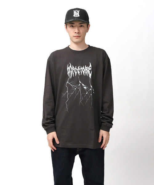 MFC STORE（エムエフシーストア）の「MFC STORE THUNDER L/S TEE（Tシャツ/カットソー・メンズ・チャコール/ネイビー・M/L/XL/S）」の18枚目の写真