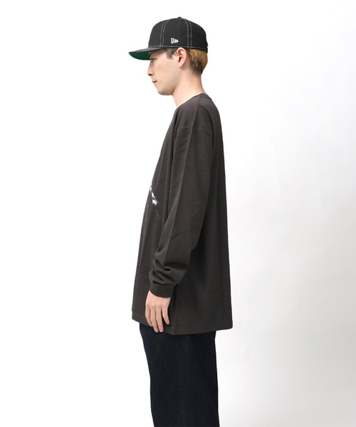 MFC STORE（エムエフシーストア）の「MFC STORE THUNDER L/S TEE（Tシャツ/カットソー・メンズ・チャコール/ネイビー・M/L/XL/S）」の19枚目の写真