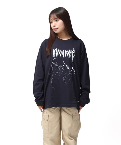 MFC STORE（エムエフシーストア）の「MFC STORE THUNDER L/S TEE（Tシャツ/カットソー・メンズ・チャコール/ネイビー・M/L/XL/S）」の21枚目の写真
