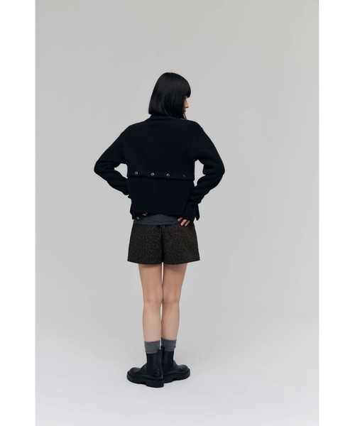 FELICITY(フェリシティ)の「Color Block Cardigan(カーディガン/ボレロ・レディース・ブラック/レッド・2)」の10枚目の写真