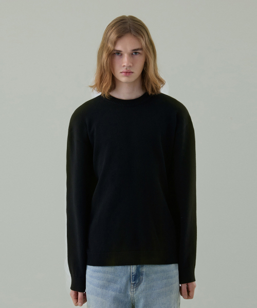 NODU（ノードユー）の「メイプル ベーシック ラウンド ニット[ブラック]（ニット/セーター・メンズ・その他・LARGE/MEDIUM）」の5枚目の写真