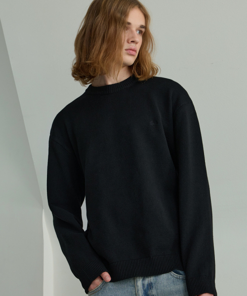 NODU（ノードユー）の「メイプル ベーシック ラウンド ニット[ブラック]（ニット/セーター・メンズ・その他・LARGE/MEDIUM）」の7枚目の写真