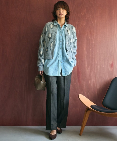 AMERICAN HOLIC（アメリカンホリック）の「美・美・美ツイードワイドパンツ（その他パンツ・レディース・ブラック/ブラウン・M/L）」の13枚目の写真