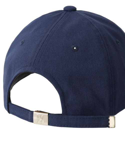 WOOALONG（ウアロン）の「Signature Logo ball cap - NAVY（キャップ・レディース・ネイビー・MEDIUM/SMALL）」の9枚目の写真