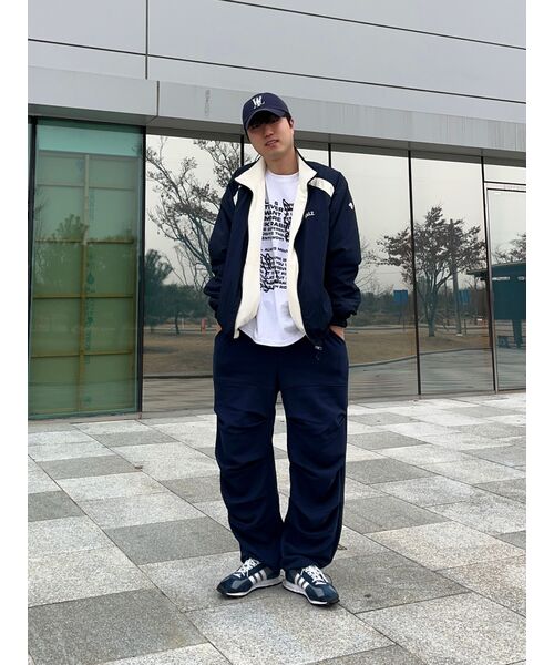 WOOALONG（ウアロン）の「Signature Logo ball cap - NAVY（キャップ・レディース・ネイビー・MEDIUM/SMALL）」の7枚目の写真