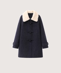 LA POMME jours（ラポミ・ジュール）の「Woolly Moveable Collar Coat（ピーコート）」