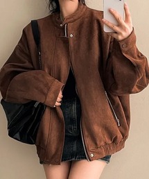 Diosfront（ディオスフロント）の「オーバーサイズスエードジャケット（ブルゾン）」