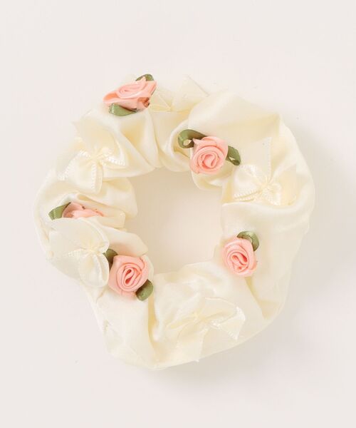 IMARI(イマリ)の「【 IMARI / イマリ 】 ガーリー ローズ シュシュ #(シュシュ・レディース・ピンク/ホワイト/パープル・FREE)」の3枚目の写真