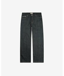 077 Raw Selvedge denim Jeans (Indigo Blue)