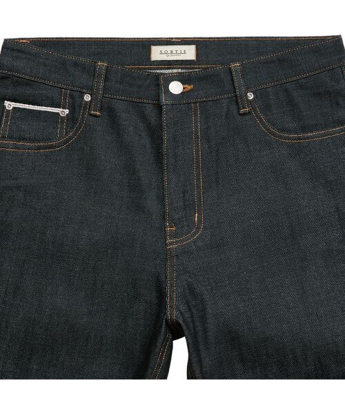 sortie(ソルティ)の「077 Raw Selvedge denim Jeans (Indigo Blue)(デニムパンツ・メンズ・その他・LARGE/MEDIUM/SMALL/X-LARGE)」の2枚目の写真