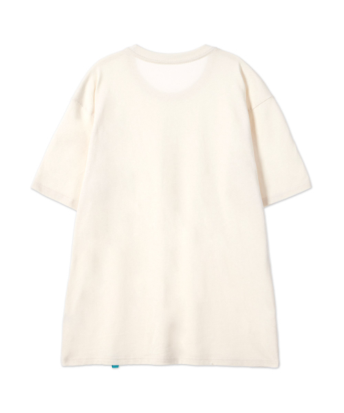 ASTRAL PROJECTION(アストラルプロジェクション)の「コットンルーズフィット半袖Tシャツ_バターミルク(Tシャツ/カットソー・メンズ・その他・LARGE/MEDIUM/X-LARGE/XX-LARGE)」の3枚目の写真