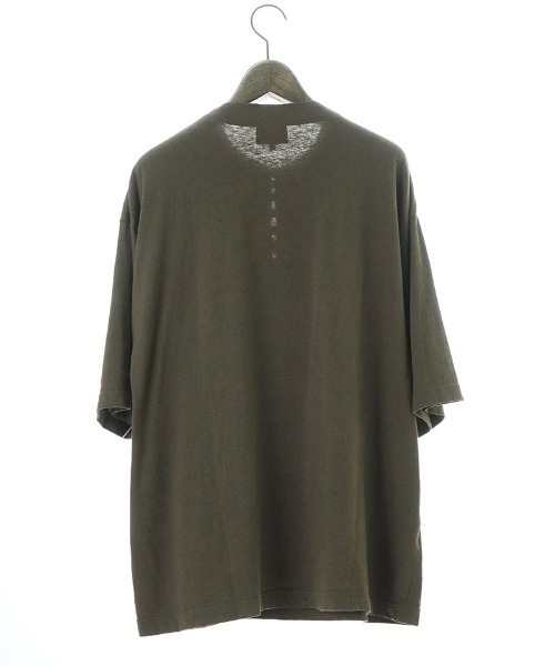 EGO TRIPPING(エゴトリッピング)の「mt10121- EUROHENRY ヘンリーネックTシャツ(666610)(Tシャツ/カットソー・メンズ・ブラック/ベージュ/チャコール・46/48)」の4枚目の写真