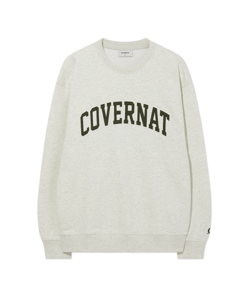 COVERNAT(カバーナット)の「アーチロゴ スウェット Oatmeal(スウェット・レディース・その他・SMALL/MEDIUM/LARGE/X-LARGE/XX-LARGE/X-SMALL)」の2枚目の写真