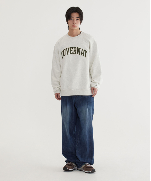 COVERNAT(カバーナット)の「アーチロゴ スウェット Oatmeal(スウェット・レディース・その他・SMALL/MEDIUM/LARGE/X-LARGE/XX-LARGE/X-SMALL)」の4枚目の写真
