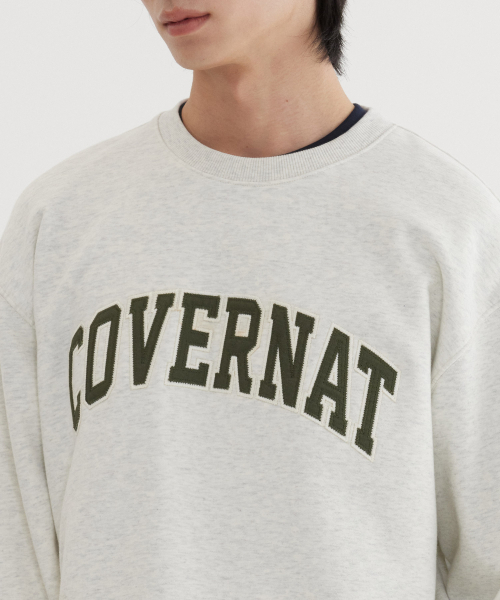 COVERNAT(カバーナット)の「アーチロゴ スウェット Oatmeal(スウェット・レディース・その他・SMALL/MEDIUM/LARGE/X-LARGE/XX-LARGE/X-SMALL)」の7枚目の写真
