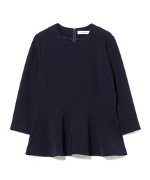 Demi-Luxe BEAMS | 【セレモニー・フォーマル】トリアセ ペプラム ブラウス＊［手洗い可］(シャツ/ブラウス)