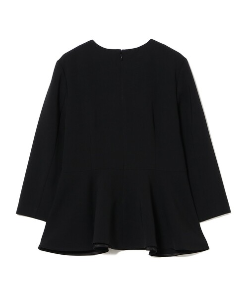 Demi-Luxe BEAMS（デミルクス ビームス）の「【セレモニー・フォーマル】トリアセ ペプラム ブラウス＊［手洗い可］（シャツ/ブラウス・レディース・ブラック/ホワイト/ネイビー・36/38）」の8枚目の写真