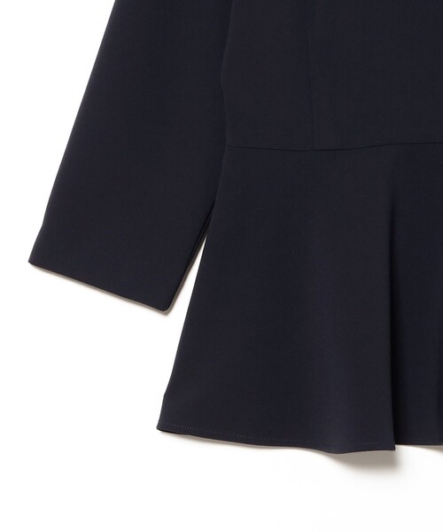 Demi-Luxe BEAMS（デミルクス ビームス）の「【セレモニー・フォーマル】トリアセ ペプラム ブラウス＊［手洗い可］（シャツ/ブラウス・レディース・ブラック/ホワイト/ネイビー・36/38）」の12枚目の写真