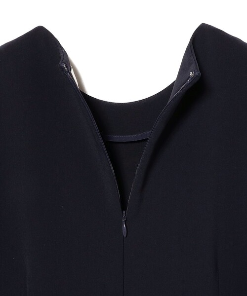 Demi-Luxe BEAMS（デミルクス ビームス）の「【セレモニー・フォーマル】トリアセ ペプラム ブラウス＊［手洗い可］（シャツ/ブラウス・レディース・ブラック/ホワイト/ネイビー・36/38）」の14枚目の写真