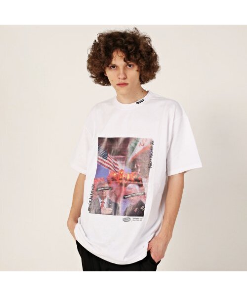 RESPECT(リスペクト)の「war tee (White)(Tシャツ/カットソー・メンズ・その他・LARGE/MEDIUM/X-LARGE)」の1枚目の写真