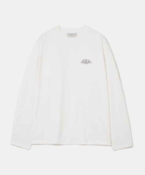 UNIFORM BRIDGE(ユニフォームブリッジ)の「ubc basic l/s t-shirt off white(Tシャツ/カットソー・メンズ・その他・X-LARGE/XX-LARGE/MEDIUM/LARGE)」の1枚目の写真