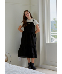 APRON CANCAN DRESS_BLACK