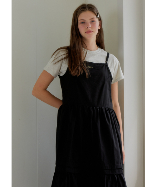 ANOETIC（アノエティック）の「APRON CANCAN DRESS_BLACK（ワンピース・レディース・ブラック・FREE）」の2枚目の写真