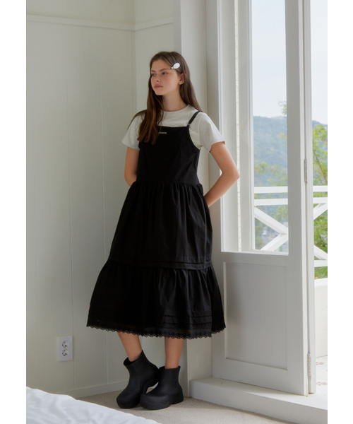 ANOETIC（アノエティック）の「APRON CANCAN DRESS_BLACK（ワンピース・レディース・ブラック・FREE）」の3枚目の写真