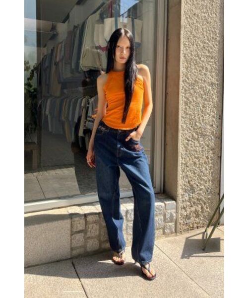 WELLBEING EXPRESS(ウェルビーイングエクスプレス)の「Embroidered Patch Jeans Blue(デニムパンツ・レディース・その他・SMALL/MEDIUM)」の9枚目の写真
