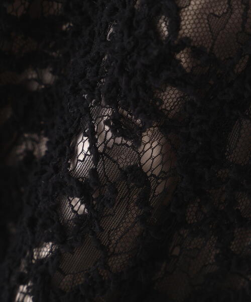 PROPORTION BODY DRESSING（プロポーションボディドレッシング）の「レースドッキングニットワンピース / 1216140001（ワンピース・レディース・ピンク/ブラック・MEDIUM/P/S）」の13枚目の写真