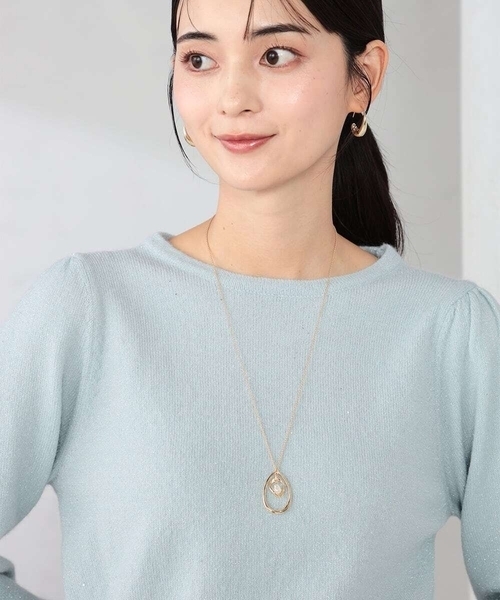 a.v.v（アーヴェヴェ）の「パール付きワントップネックレス（ネックレス・レディース・ゴールド/シルバー・38）」の2枚目の写真