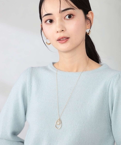 a.v.v（アーヴェヴェ）の「パール付きワントップネックレス（ネックレス・レディース・ゴールド/シルバー・38）」の3枚目の写真