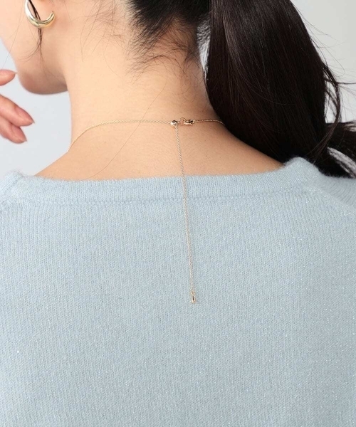 a.v.v（アーヴェヴェ）の「パール付きワントップネックレス（ネックレス・レディース・ゴールド/シルバー・38）」の6枚目の写真