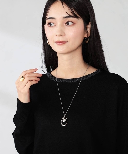 a.v.v（アーヴェヴェ）の「パール付きワントップネックレス（ネックレス・レディース・ゴールド/シルバー・38）」の7枚目の写真