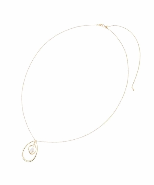 a.v.v（アーヴェヴェ）の「パール付きワントップネックレス（ネックレス・レディース・ゴールド/シルバー・38）」の8枚目の写真