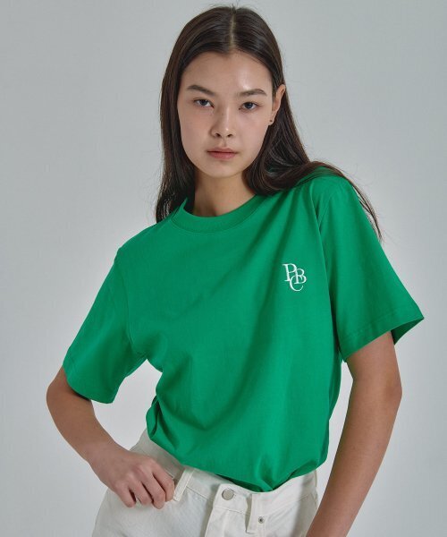 PAPERBOY(ペーパーボーイ)の「バイオシルケットPBC半袖Tシャツ-グリーン(Tシャツ/カットソー・レディース・その他・FREE)」の1枚目の写真