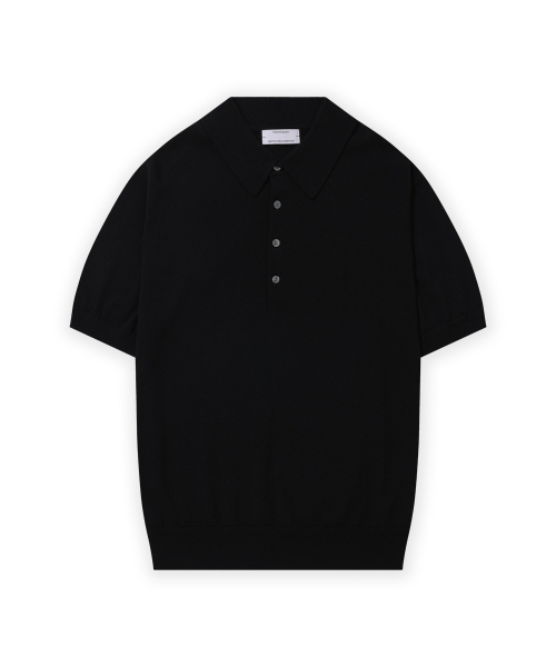 MANNERGRAM（マナーグラム）の「[ゼニア イタリア輸入原糸] Zegna YARN カラーニット_ゼニア サマーウール100 - 6色（ポロシャツ・メンズ・ネイビー/グリーン/ブラウン/ライトブルー/ブラック・LARGE/MEDIUM/X-LARGE）」の7枚目の写真